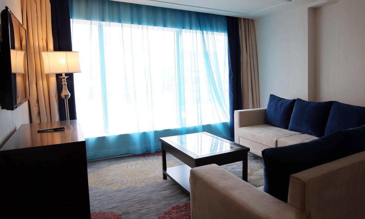 Blue Inn Boutique Abha Exterior photo A living room in a suite at the hotel